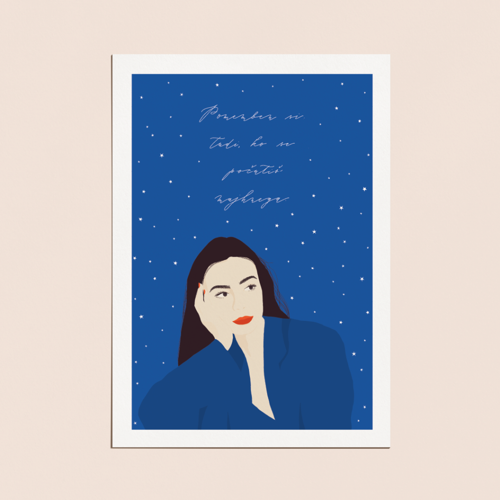 Vida Igličar Print Pomemben si