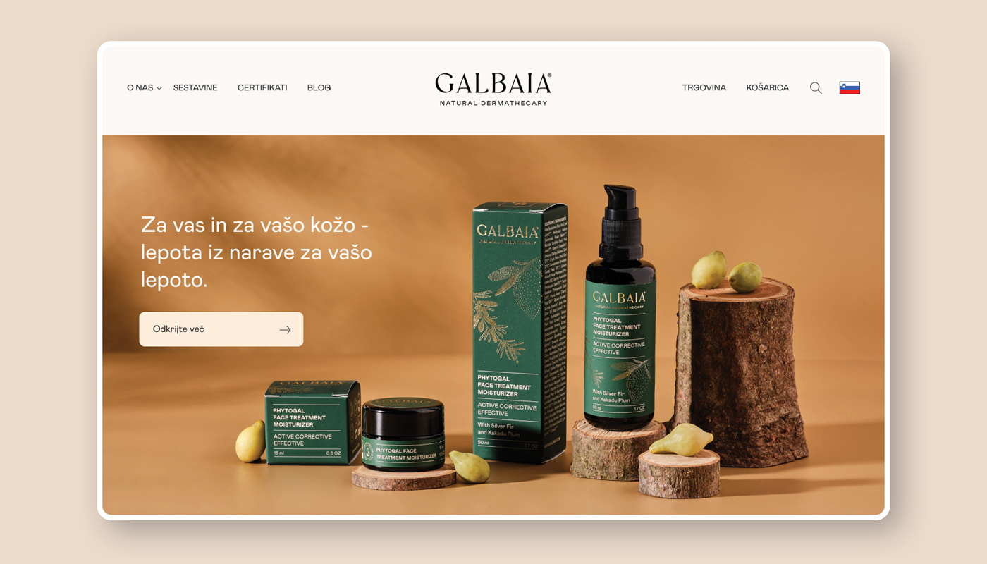 Vida Igličar GalBaia celostna vizualna podoba
