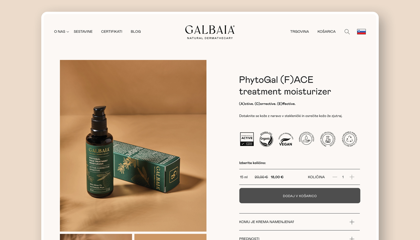 Vida Igličar GalBaia celostna vizualna podoba