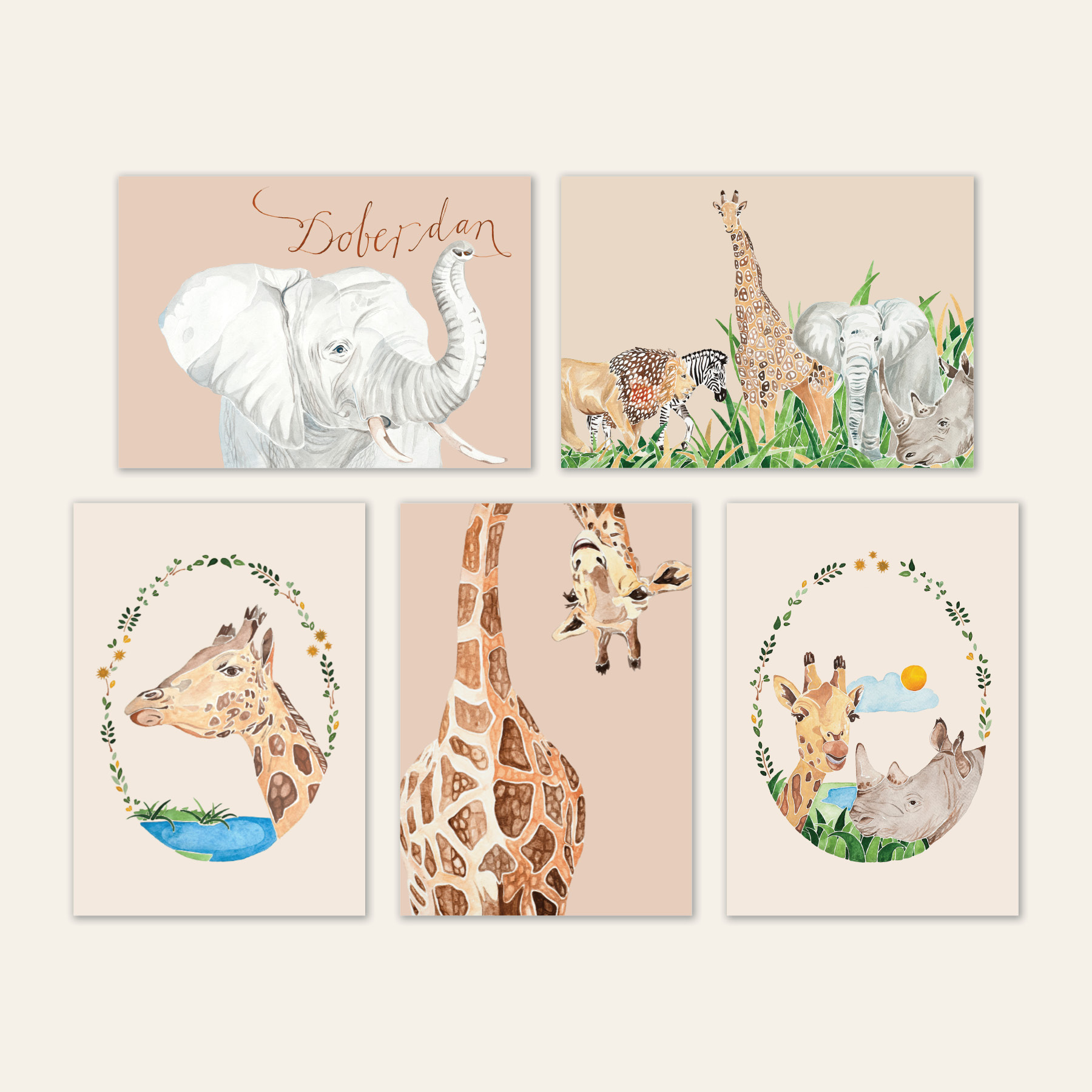 Otroška kolekcija printov Vida Igličar